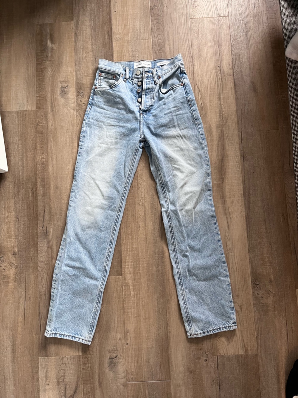 Denim Forum light wash jeans